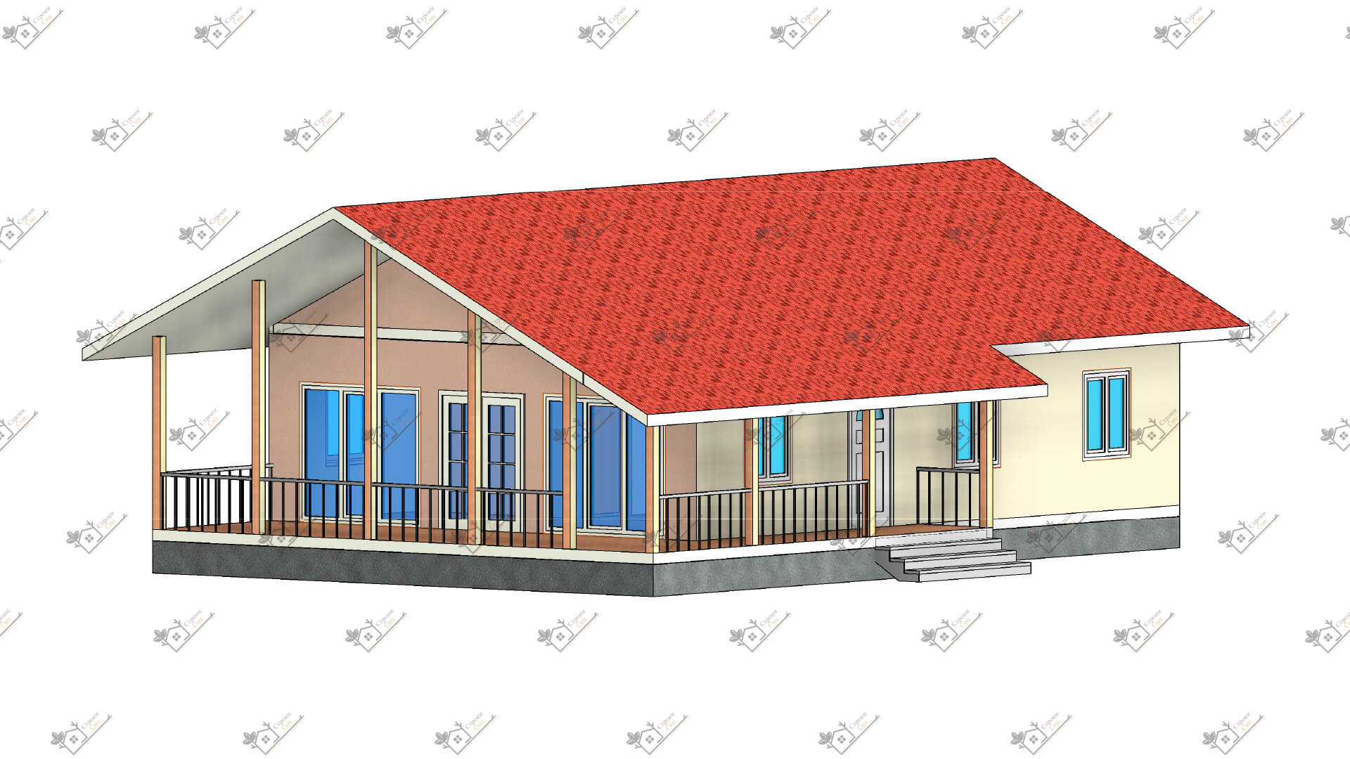 Строимсип.рф, дом из сип, сип панель, проект Бисмарк, Проекты из сип