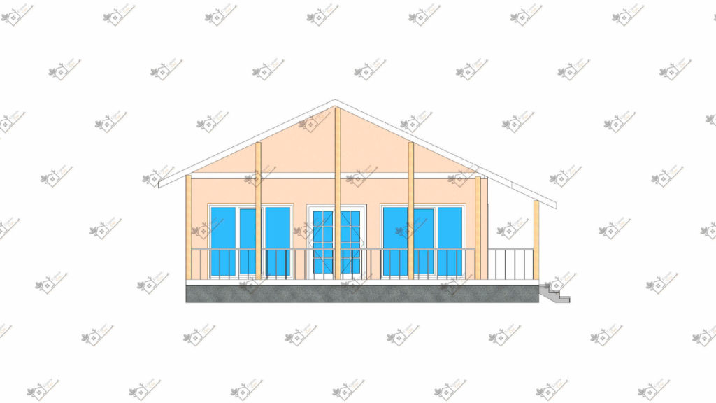 Строимсип, дом из сип панелей, Проект дома из сип панелей до 150м2