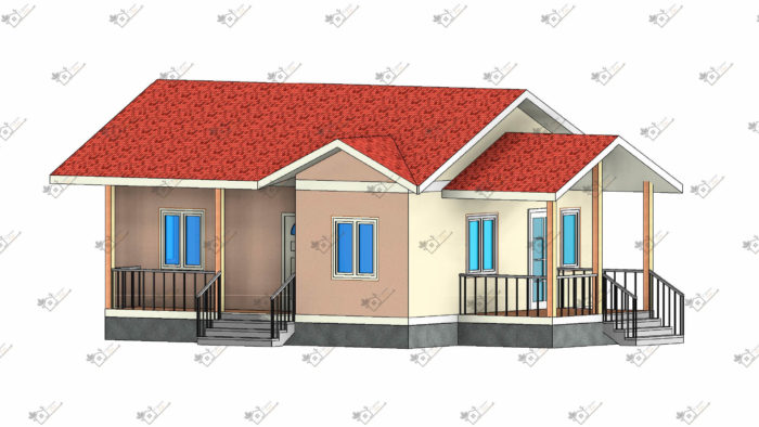 Строимсип, дом из сип панелей, Проект дома из сип панелей до 70м2