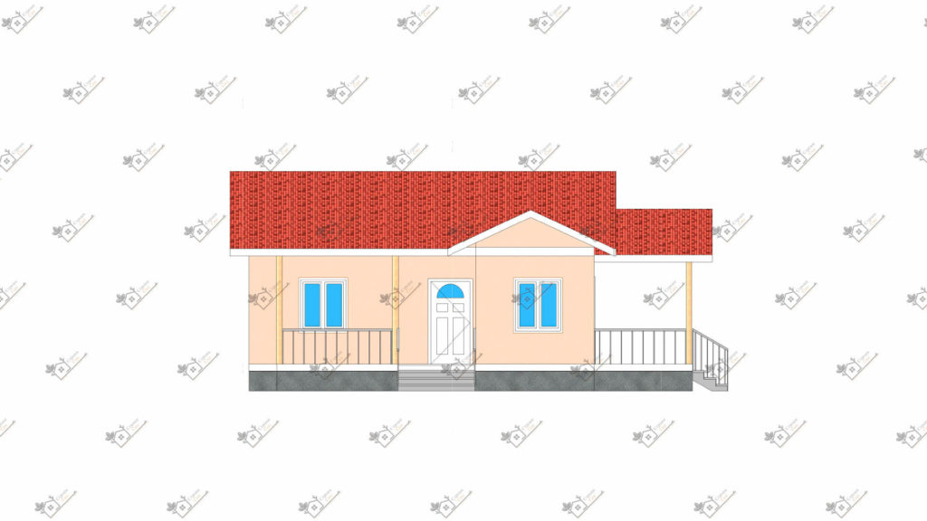 Строимсип, дом из сип панелей, Проект дома из сип панелей до 70м2