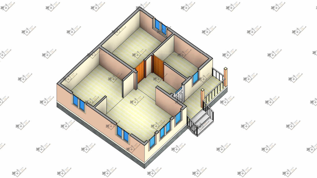 Строимсип, дом из сип панелей, Проект дома из сип панелей до 100м2