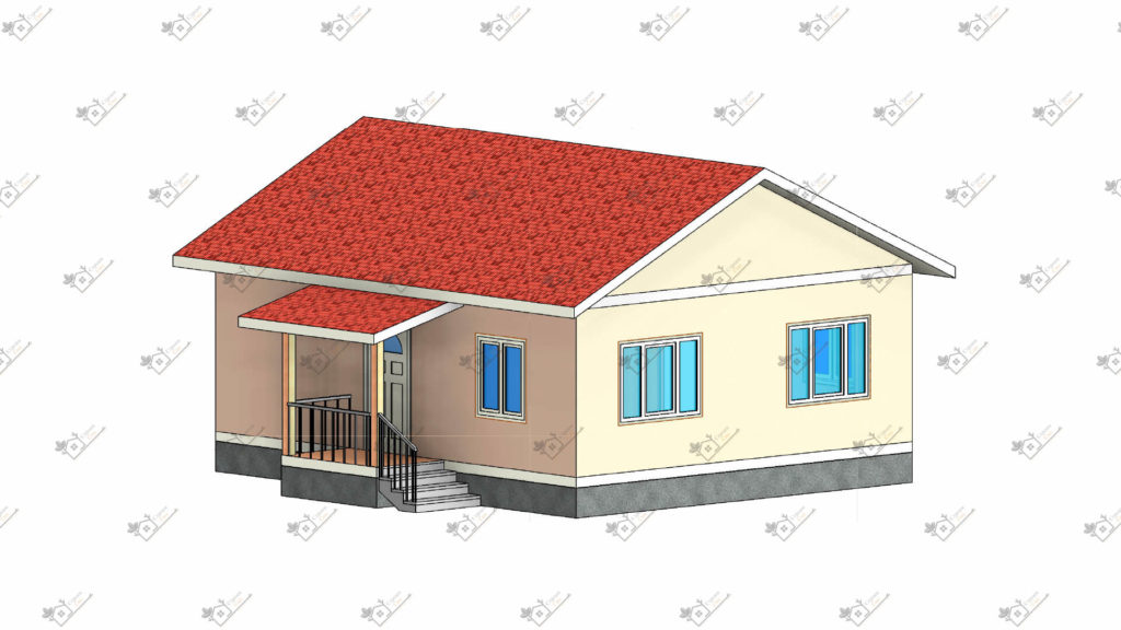 Строимсип, дом из сип панелей, Проект дома из сип панелей до 70м2