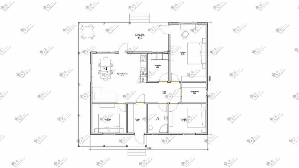 Строимсип, дом из сип панелей, Проект дома из сип панелей от 70м2 до 150м2