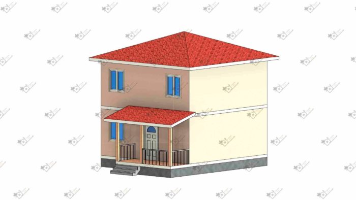 Строимсип, дом из сип панелей, Проект дома из сип панелей до 150м2