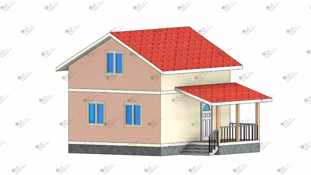 Строимсип, дом из сип панелей, Проект дома из сип панелей до 150м2