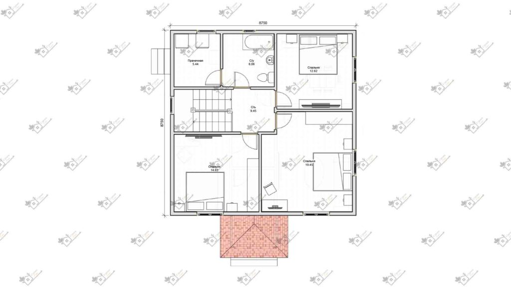 Строимсип, дом из сип панелей, Проект дома из сип панелей до 200м2