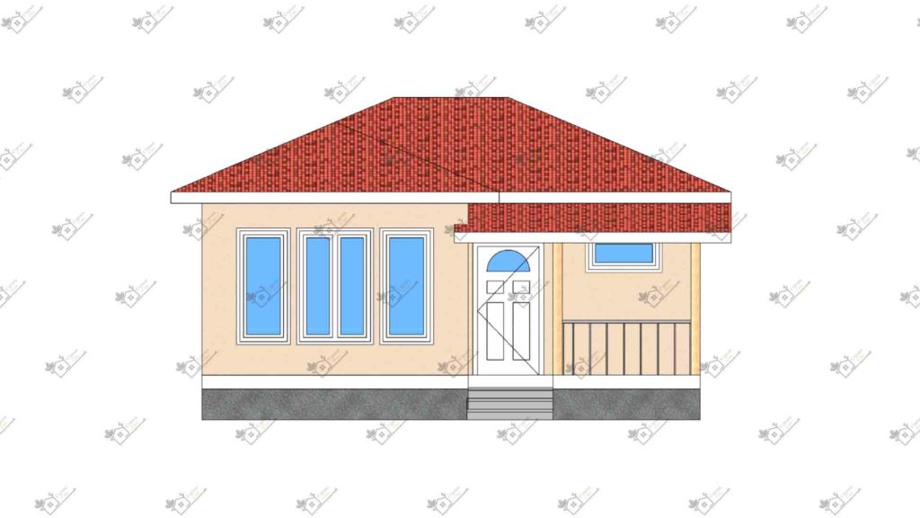 Строимсип, дом из сип панелей, Проект дома из сип панелей до 70м2