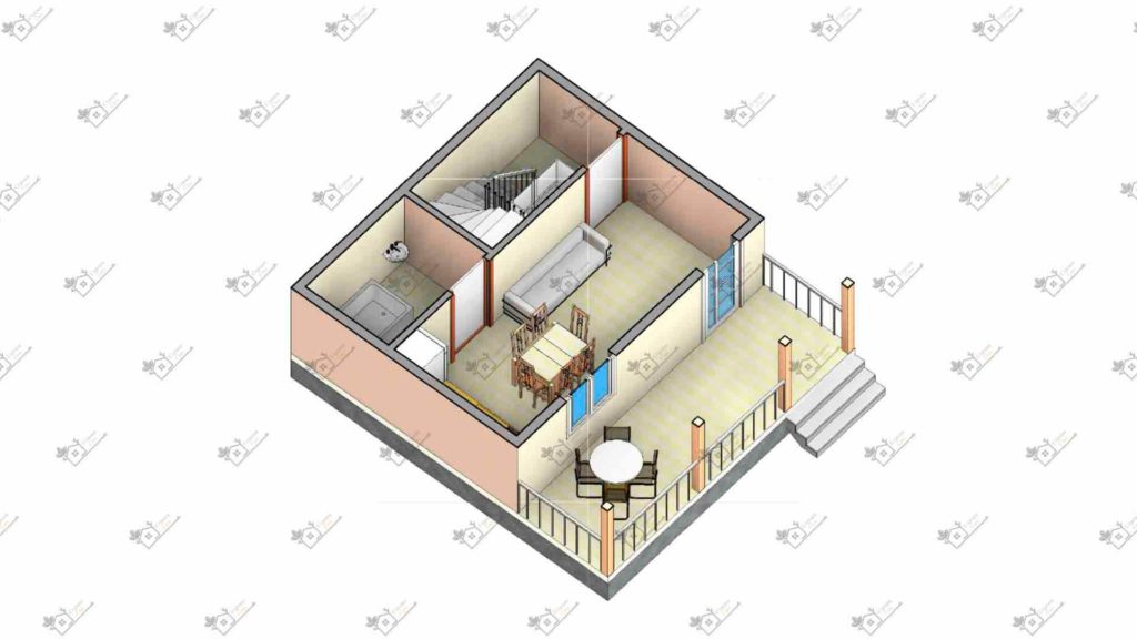 Строимсип, дом из сип панелей, Проект дома из сип панелей до 70м2