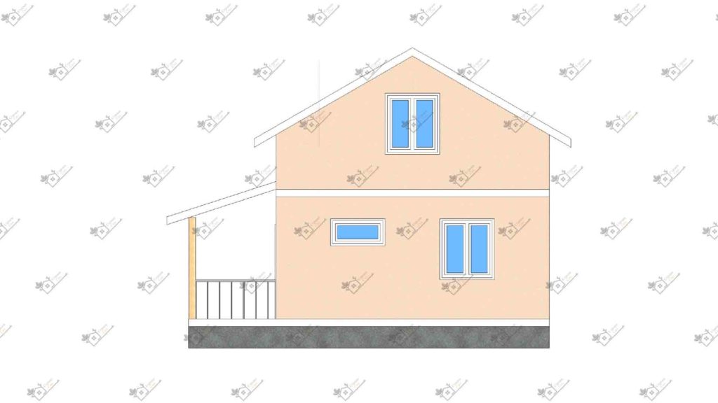 Строимсип, дом из сип панелей, Проект дома из сип панелей до 150м2