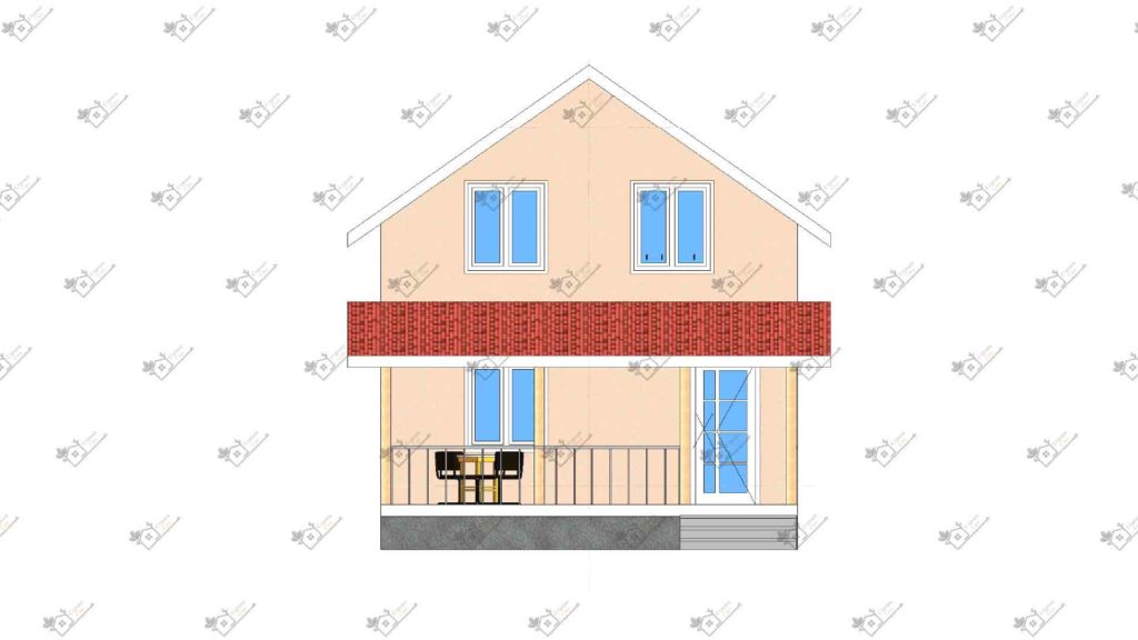 Строимсип, дом из сип панелей, Проект дома из сип панелей до 70м2