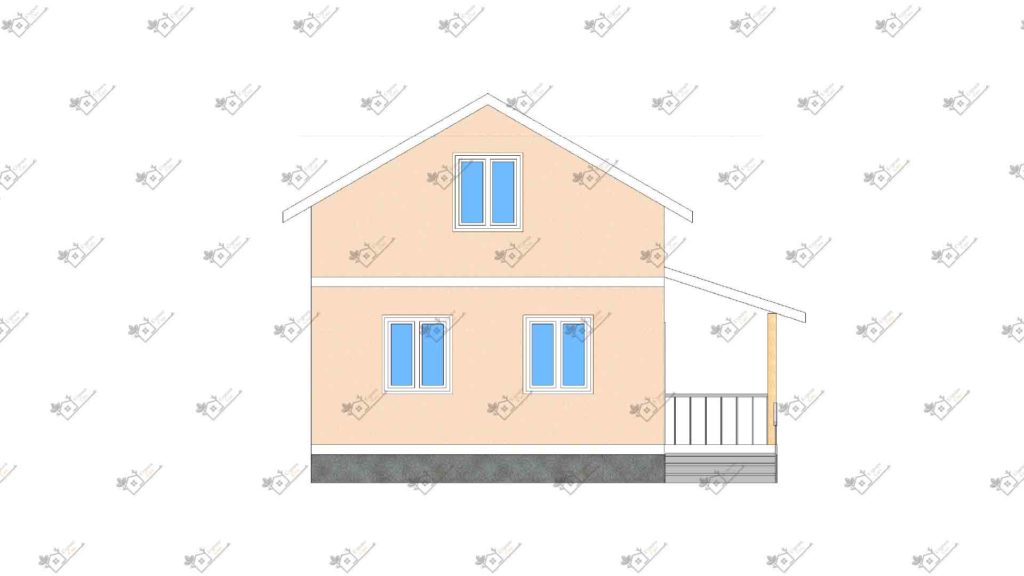 Строимсип, дом из сип панелей, Проект дома из сип панелей до 150м2