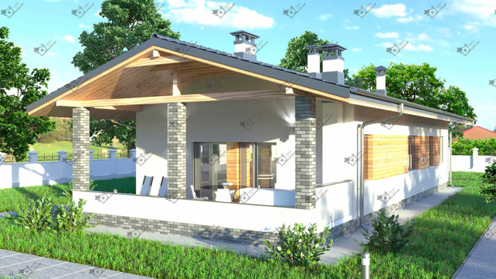 Строимсип, дом из сип панелей, Проект дома из сип панелей до