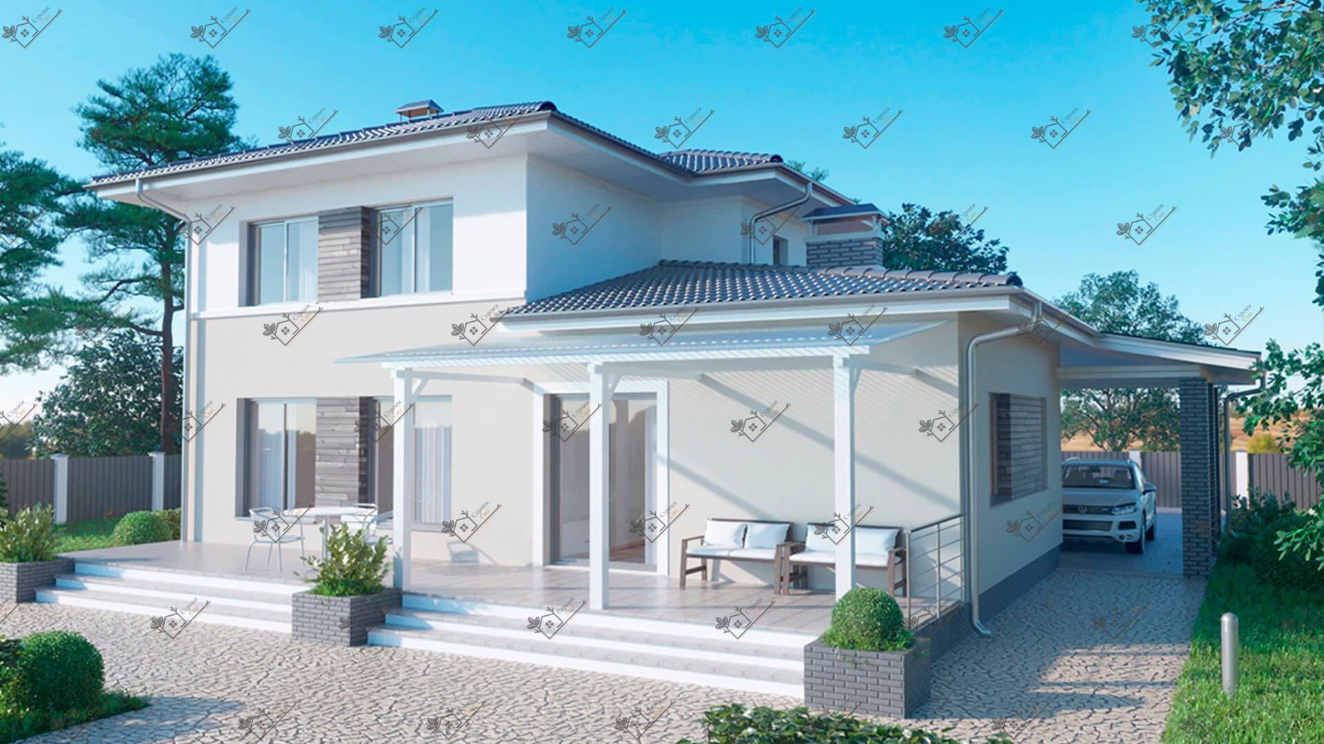 Строимсип.рф, дом из сип, сип панель, проект Гейтерсберг, Проекты из сип