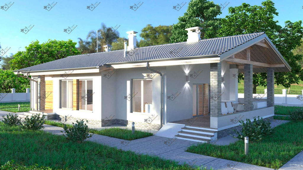 Строимсип, дом из сип панелей, Проект дома из сип панелей до