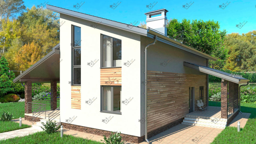 Строимсип, дом из сип панелей, Проект дома из сип панелей до