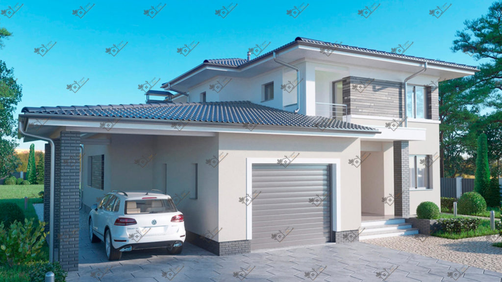 Строимсип, дом из сип панелей, Проект дома из сип панелей до